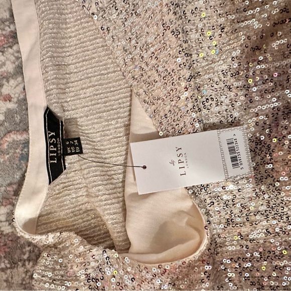 Lipsy new with tags dressy shirt glitters woman's size XS - Picture 7 of 8